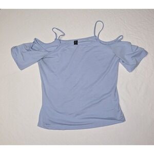Shein Curve Light Blue Top Size XL